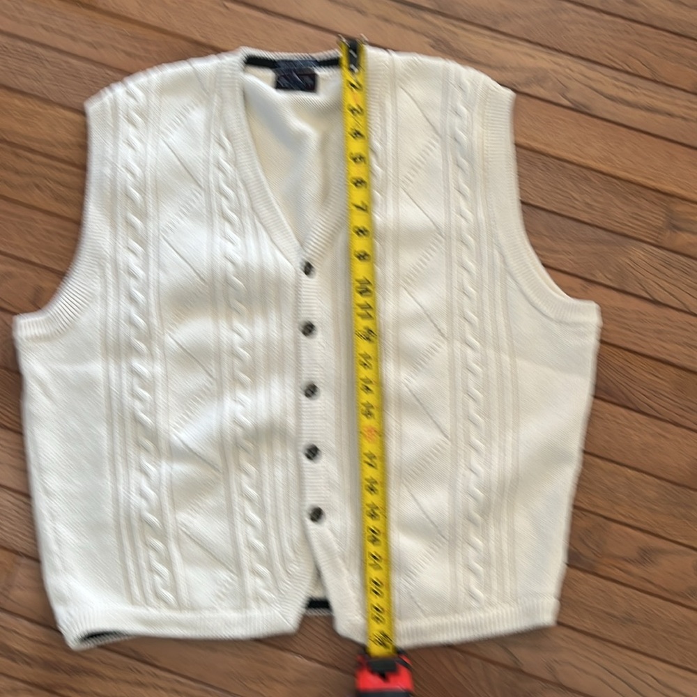 Gant Hand Framed Button Up Sweater Vest View 6
